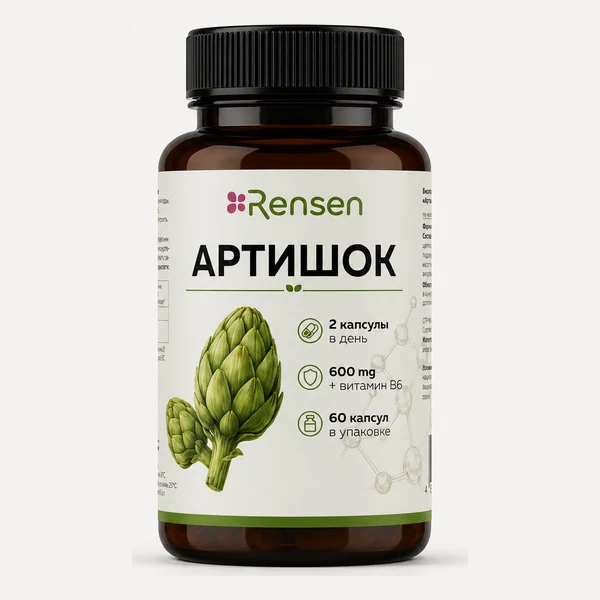 Артишок + витамин B6 — 60 капсул · 30 г